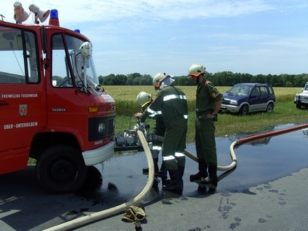 Waldbrand in Eberau, 15.06.2009