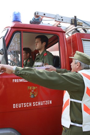 Abschnittsübung mit der FF Dt. Schützen, 21.04.2012