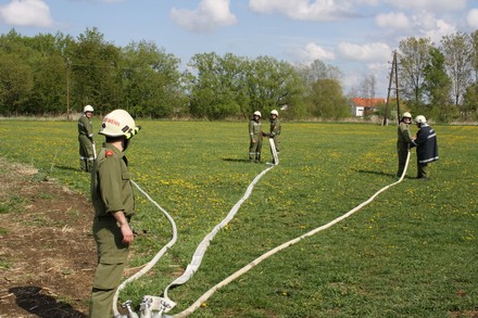 Abschnittsübung mit der FF Dt. Schützen, 21.04.2012