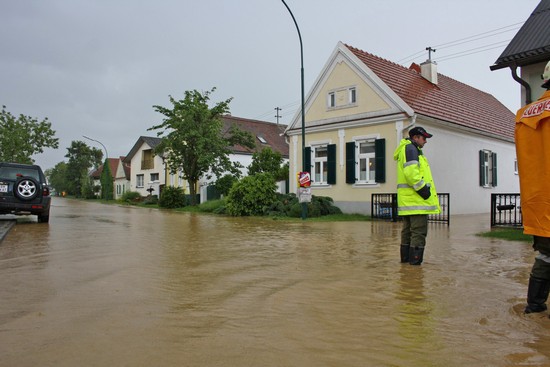 Hochwassereinsatz nach Starkregen, 18.05.2014