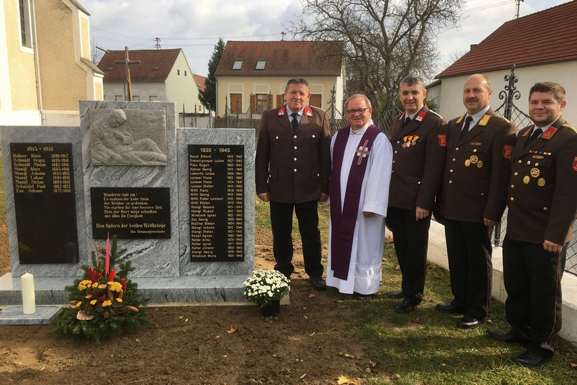 Segnung Kriegerdenkmal, 30.10.2016