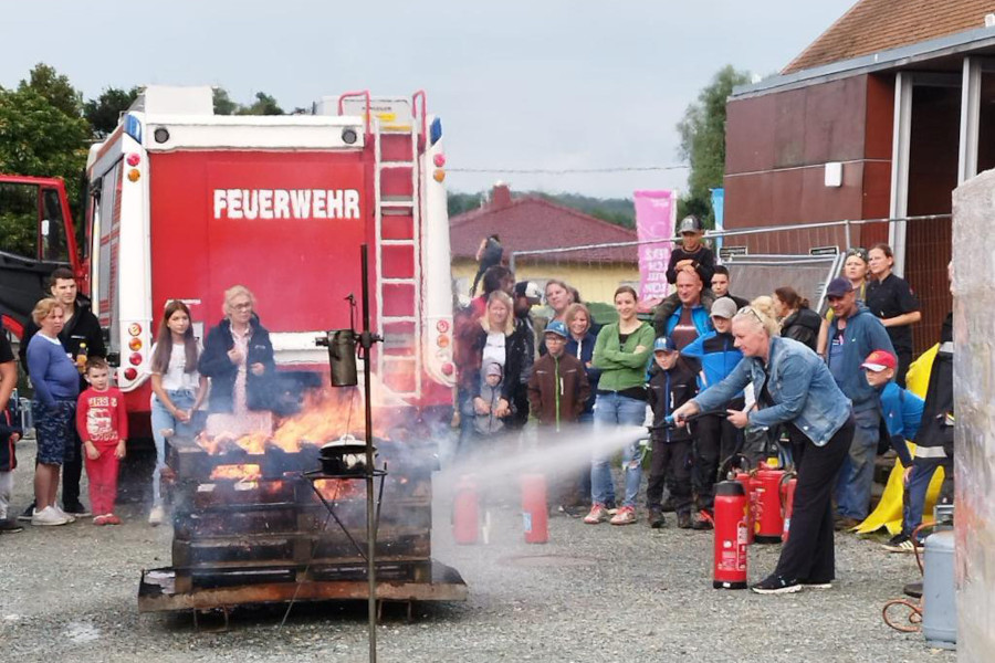Brandschutzschulung beim »picture on festival«, 09.08.2023