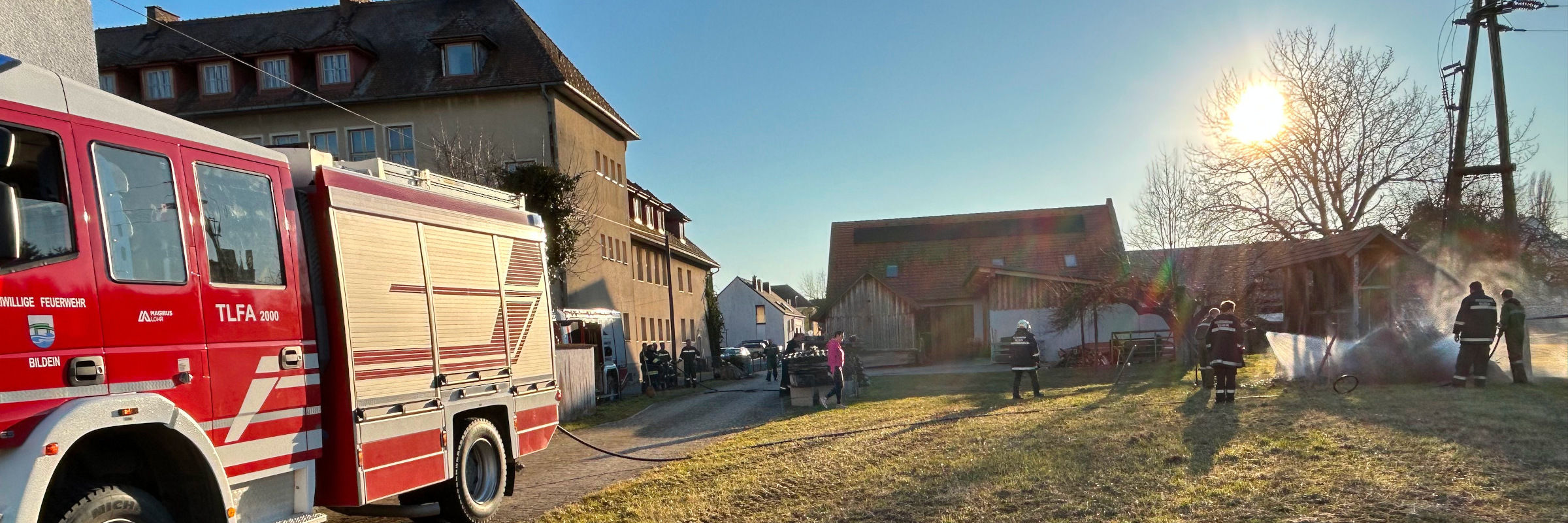 Brandeinsatz in Eberau, 06.03.2025