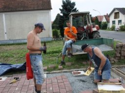 Vorplatzsanierung, 22.08.2009
