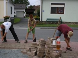 Vorplatzsanierung, 22.08.2009