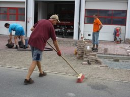 Vorplatzsanierung, 22.08.2009
