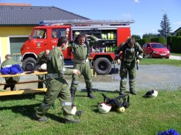 Atemschutzübung in Eberau, 05.06.2010