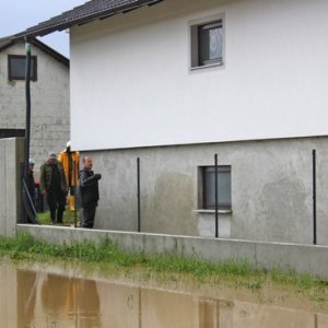 Hochwassereinsatz nach Starkregen, 18.05.2014