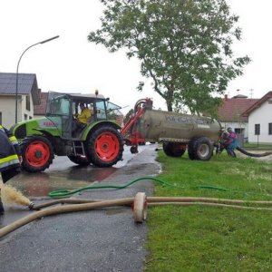 Hochwassereinsatz nach Starkregen, 18.05.2014