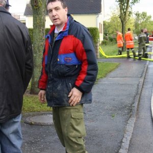 Hochwassereinsatz nach Starkregen, 18.05.2014
