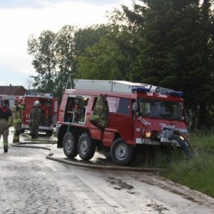 Hochwassereinsatz nach Starkregen, 18.05.2014