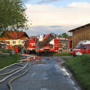 Hochwassereinsatz nach Starkregen, 18.05.2014