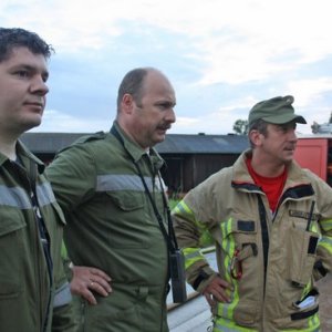 Hochwassereinsatz nach Starkregen, 18.05.2014