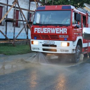 Hochwassereinsatz nach Starkregen, 18.05.2014