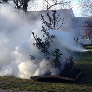 Vorführung: Fett- und Christbaumbrand, 05.12.2015