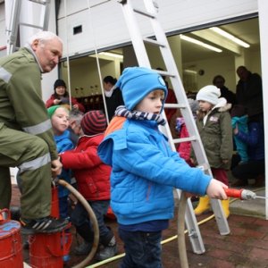Bildeiner Kinder zu Besuch bei uns, 03.03.2016
