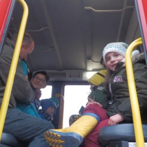 Bildeiner Kinder zu Besuch bei uns, 03.03.2016