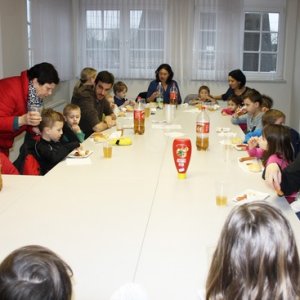 Bildeiner Kinder zu Besuch bei uns, 03.03.2016