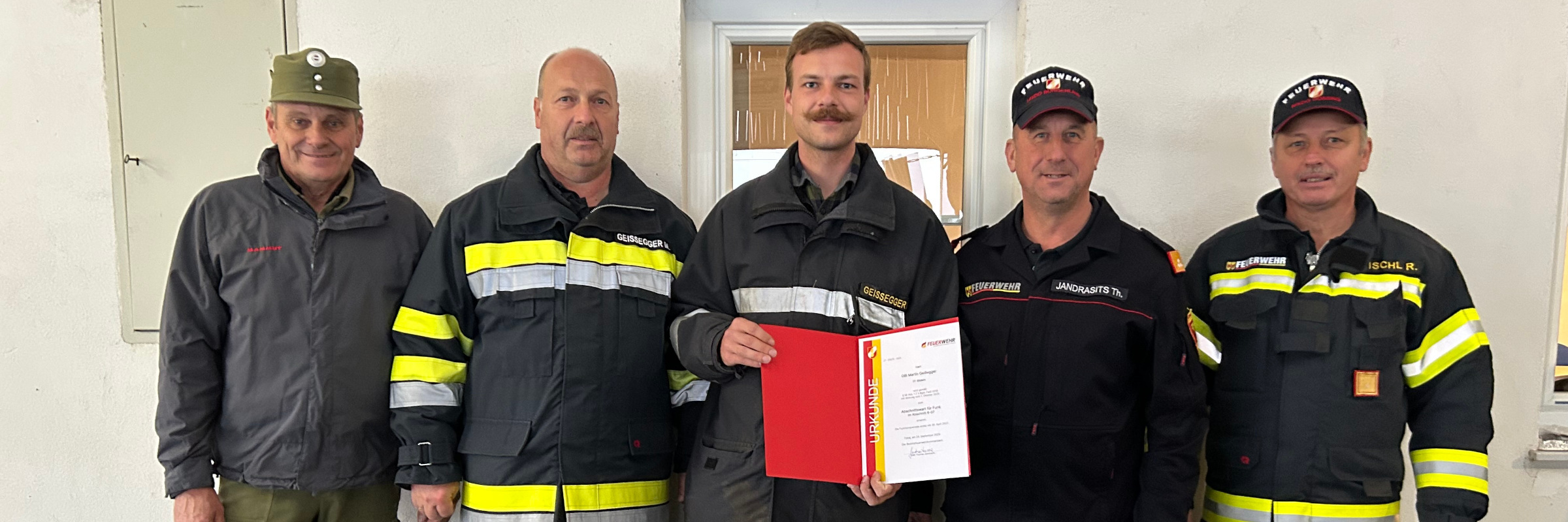 Ernennung: OBI Martin Geißegger jun. zum Abschnittsfunkwart