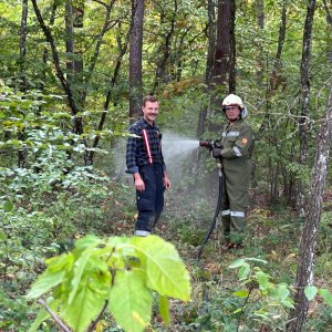 Waldbrandübung in Gaas, 11.10.2025