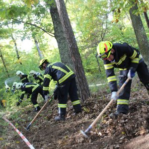 Waldbrandübung in Gaas, 11.10.2025