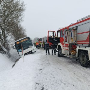 Bus-Bergung in Eberau, 20.02.2026